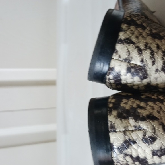 Sam Edelman "Lior" leather snakeskin bit slip on loafers - size 7 - Picture 11 of 11